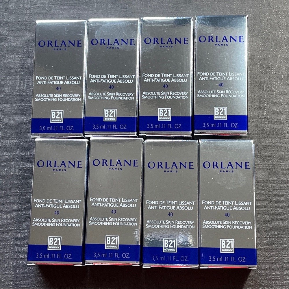8x Orlane Paris Absolute Skin Recovery SMOOTHING FOUNDATION #40 Terre Claire